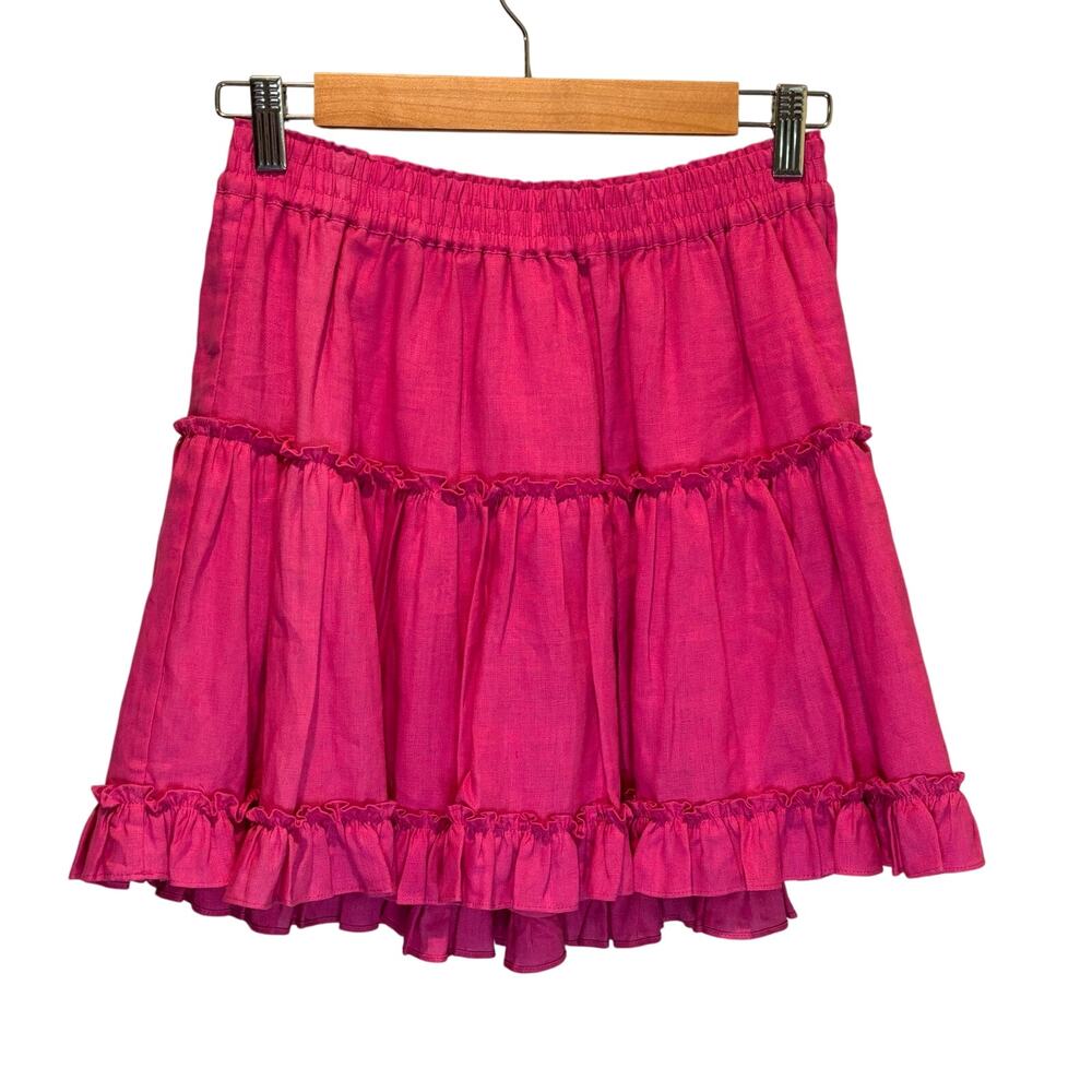 Hill House NWT the Paz Skirt in Bougainvillea Pink - size Medium